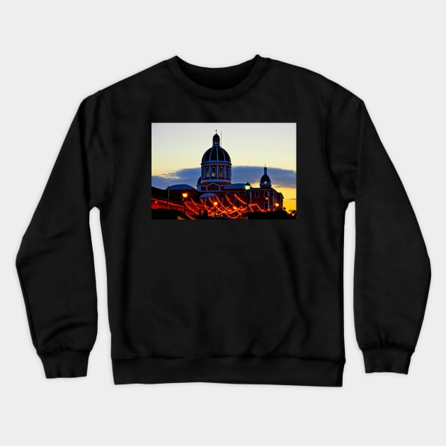 Nicaragua - Cathédrale de Granada Crewneck Sweatshirt by franck380